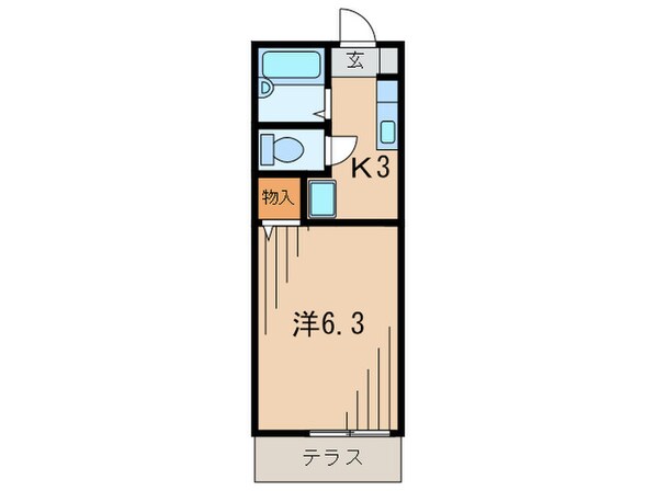 ラッキータウン二番館の物件間取画像